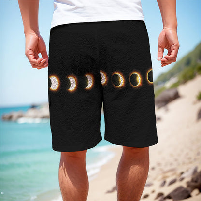 Eclipse Phases Print Men's Cargo Shorts