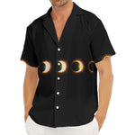 Eclipse Phases Print Men's Deep V-Neck Shirt