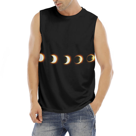 Eclipse Phases Print Men's Fitness Tank Top