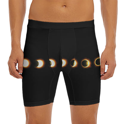 Eclipse Phases Print Men's Long Boxer Briefs