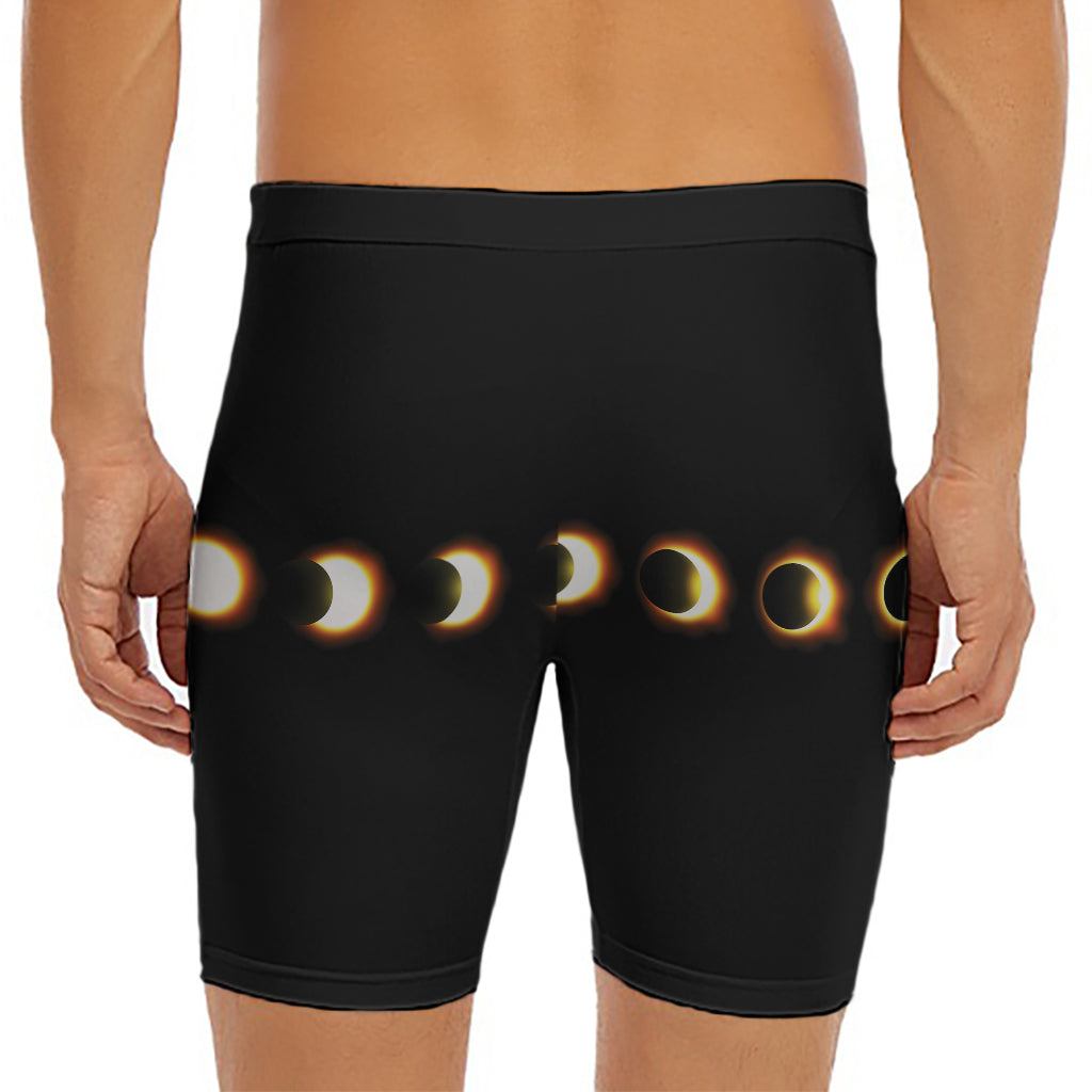 Eclipse Phases Print Men's Long Boxer Briefs