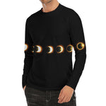 Eclipse Phases Print Men's Long Sleeve Rash Guard