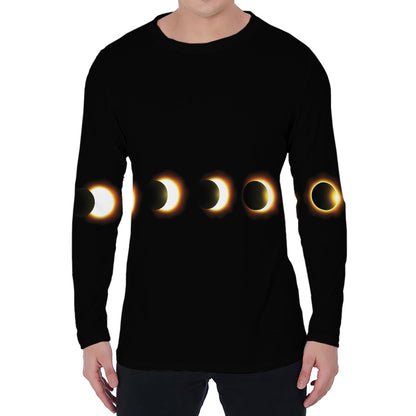 Eclipse Phases Print Men's Long Sleeve T-Shirt
