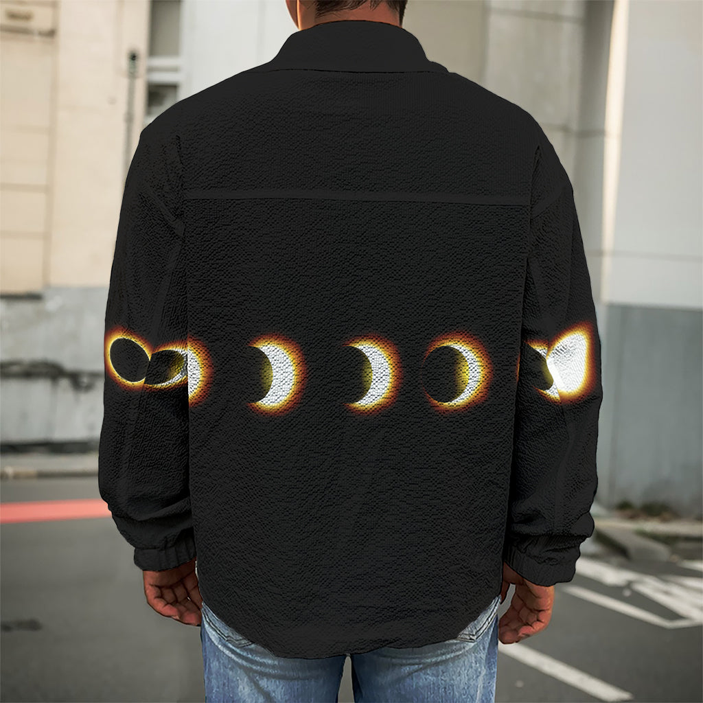Eclipse Phases Print Men's Shirt Jacket