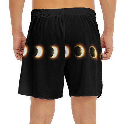Eclipse Phases Print Men's Split Running Shorts