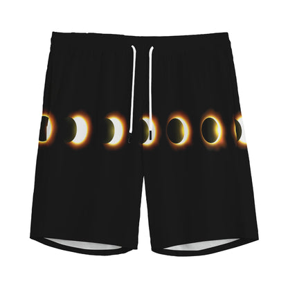 Eclipse Phases Print Men's Sports Shorts