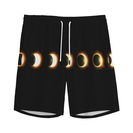 Eclipse Phases Print Men's Sports Shorts