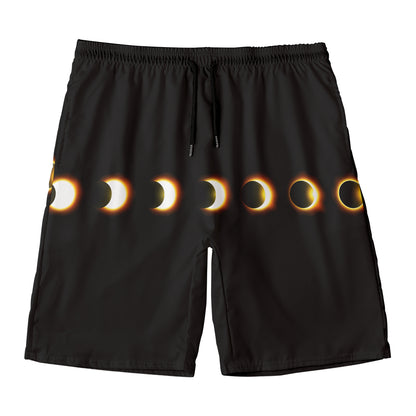 Eclipse Phases Print Men's Swim Trunks