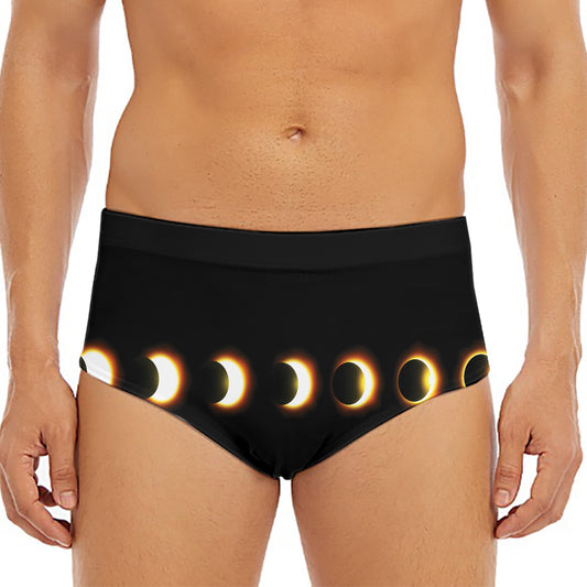 Eclipse Phases Print Men's Triangle Swim Briefs