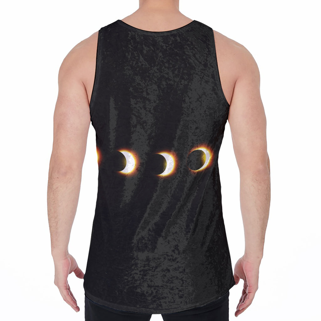 Eclipse Phases Print Men's Velvet Tank Top