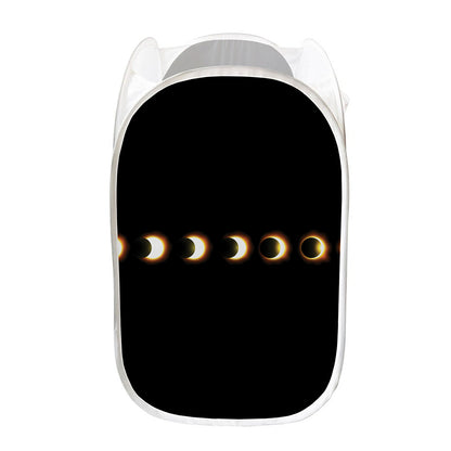 Eclipse Phases Print Mesh Laundry Hamper