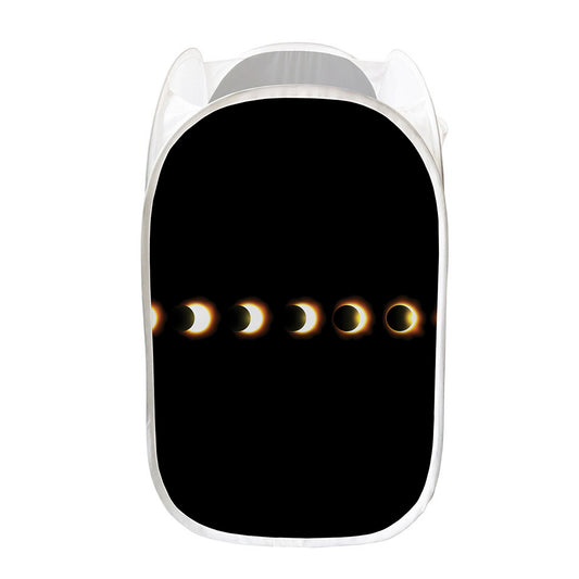 Eclipse Phases Print Mesh Laundry Hamper