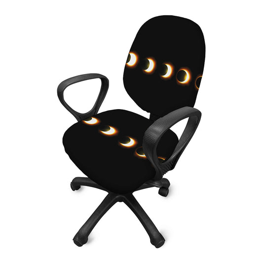 Eclipse Phases Print Office Chair Cover