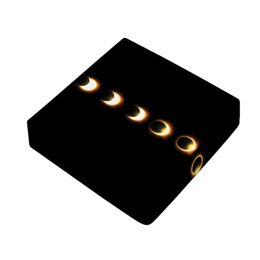 Eclipse Phases Print Outdoor Seat Cushion Cover