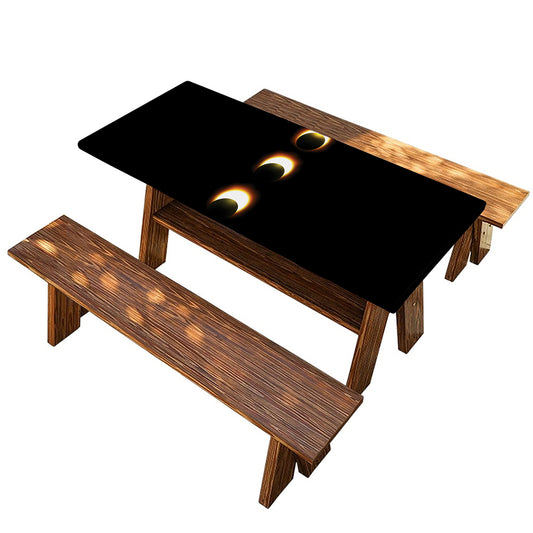 Eclipse Phases Print Picnic Table Cover