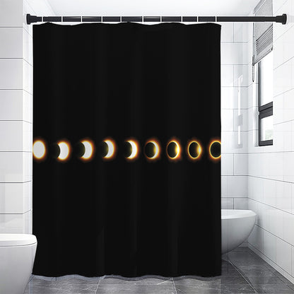 Eclipse Phases Print Premium Shower Curtain