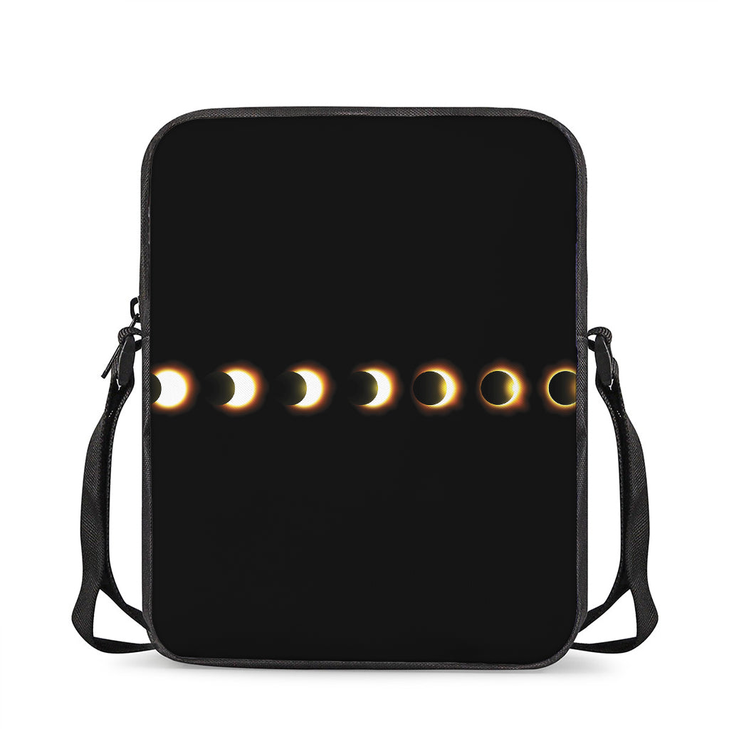 Eclipse Phases Print Rectangular Crossbody Bag