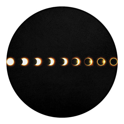 Eclipse Phases Print Round Blanket