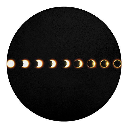 Eclipse Phases Print Round Blanket
