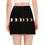 Eclipse Phases Print Side Slit Mini Skirt