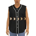 Eclipse Phases Print Sleeveless Baseball Jersey