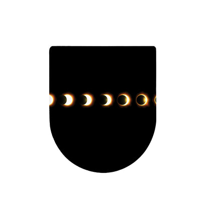 Eclipse Phases Print Toilet Lid Cover