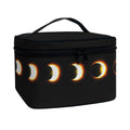 Eclipse Phases Print Travel Makeup Bag
