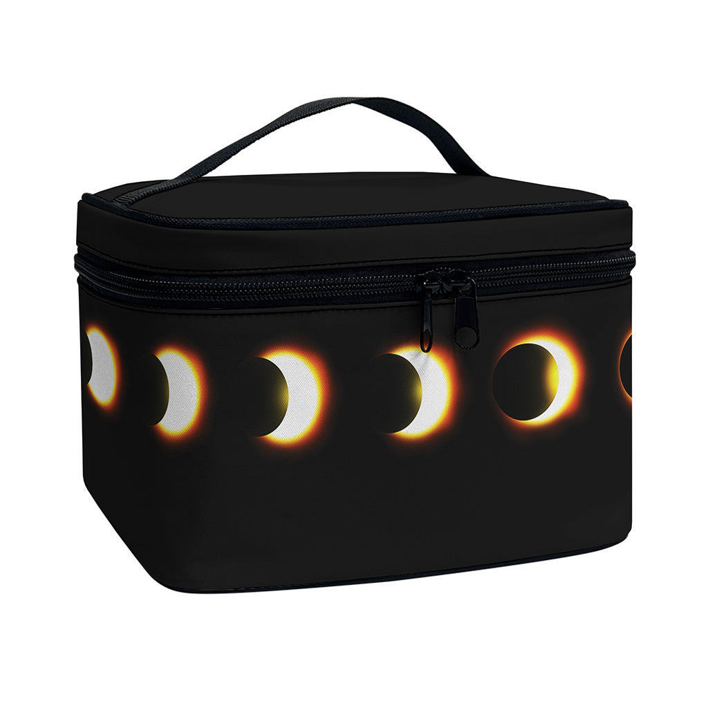 Eclipse Phases Print Travel Makeup Bag