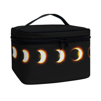 Eclipse Phases Print Travel Makeup Bag