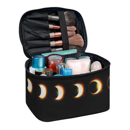 Eclipse Phases Print Travel Makeup Bag