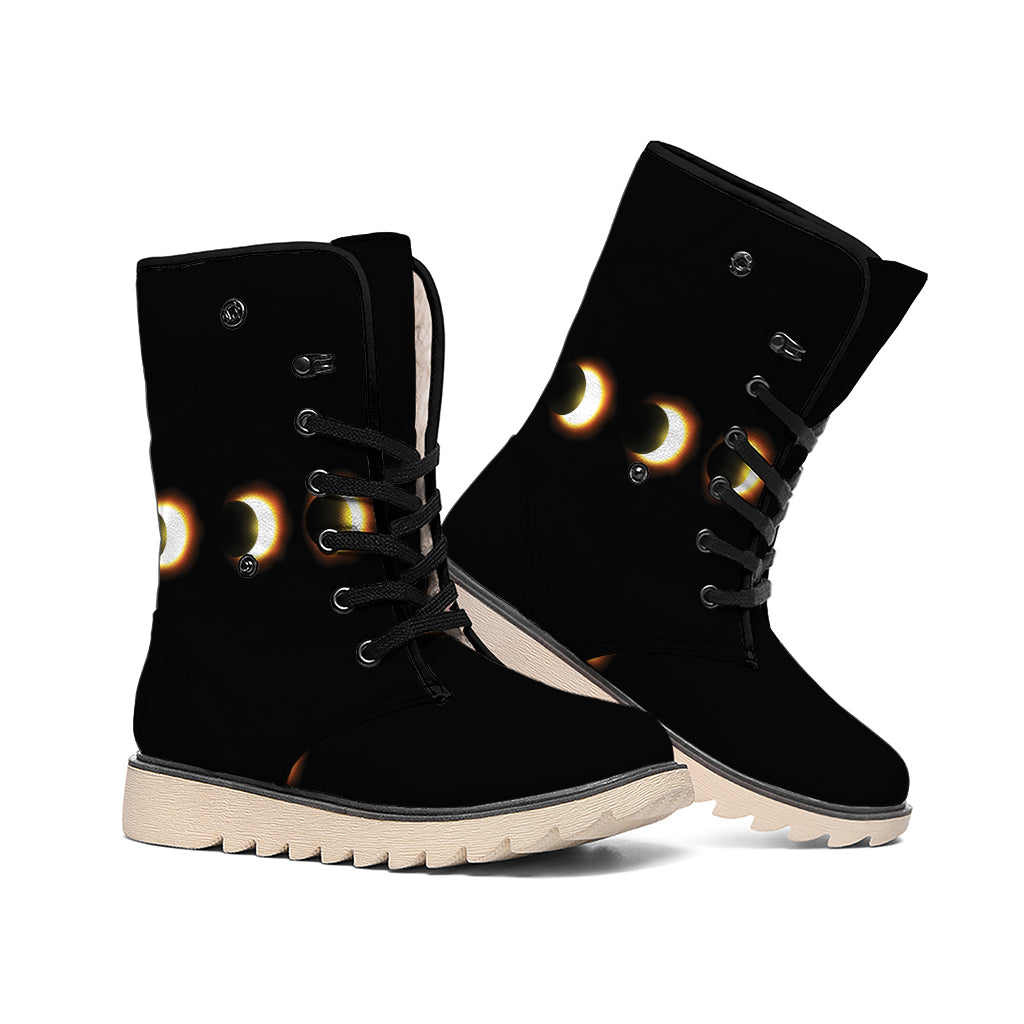 Eclipse Phases Print Winter Boots