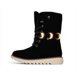 Eclipse Phases Print Winter Boots