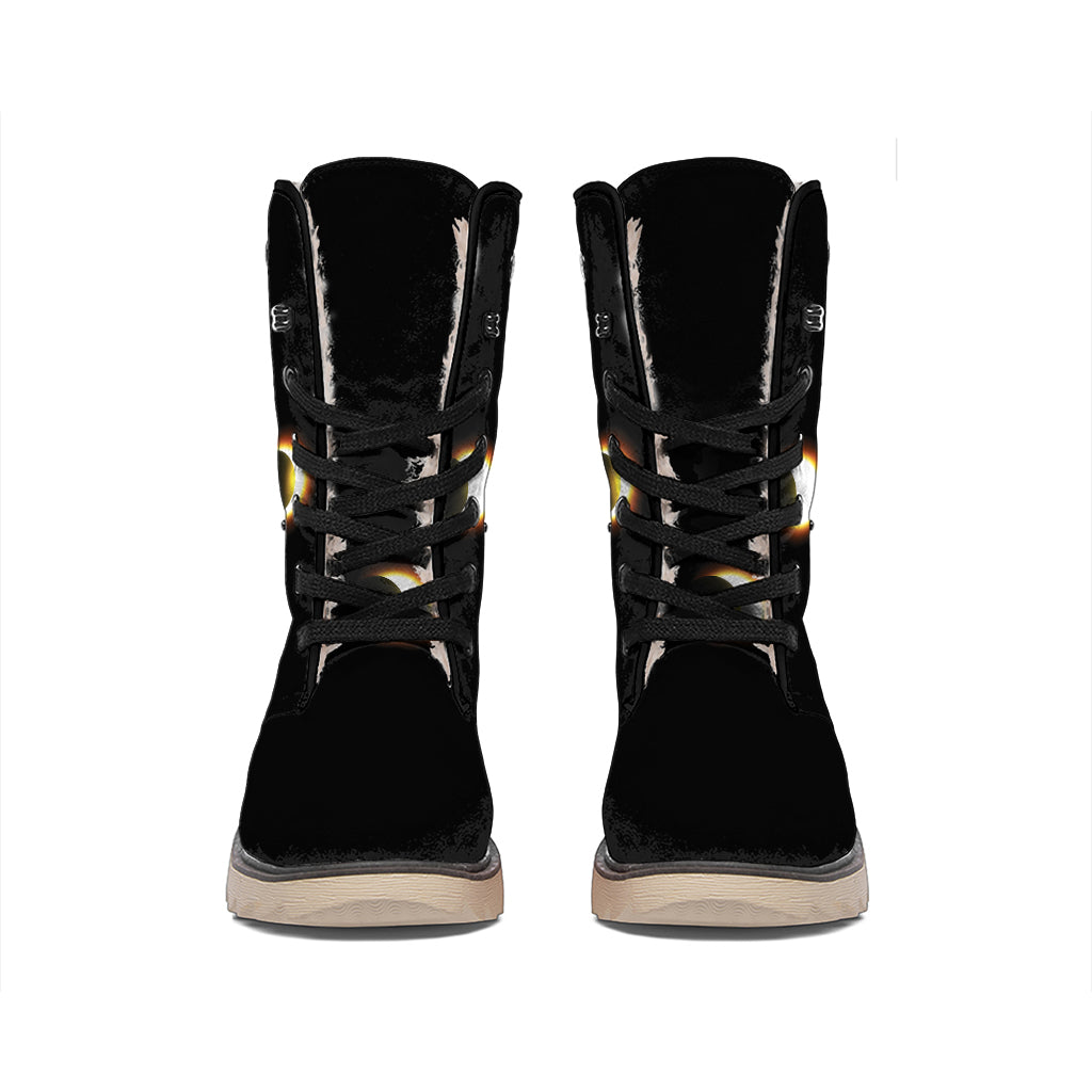 Eclipse Phases Print Winter Boots