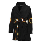 Eclipse Phases Print Women's Bathrobe
