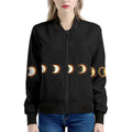 Eclipse Phases Print Women's Bomber Jacket