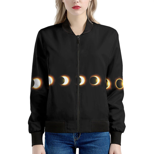 Eclipse Phases Print Women's Bomber Jacket
