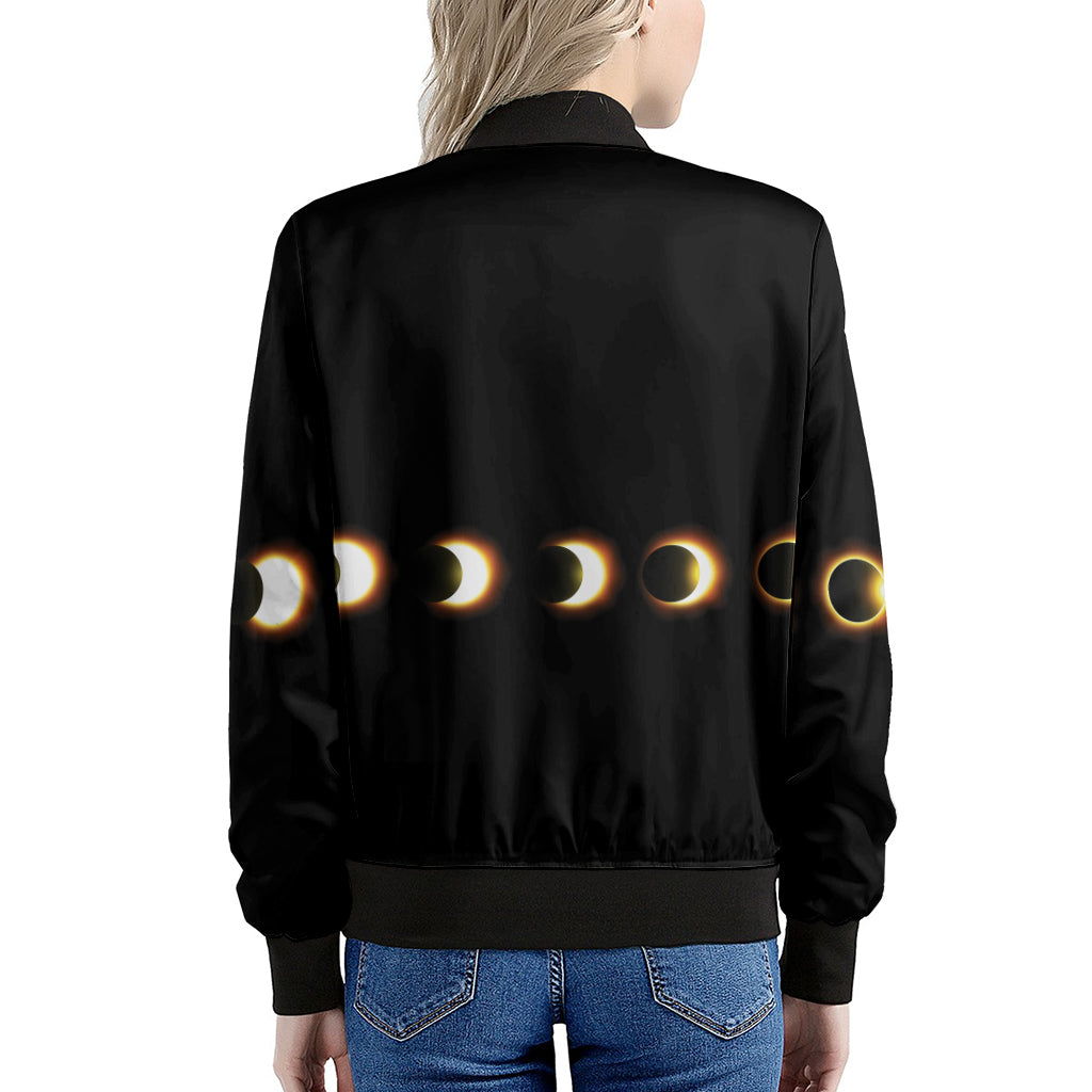 Eclipse Phases Print Women's Bomber Jacket
