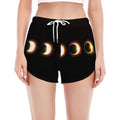 Eclipse Phases Print Women's Split Running Shorts