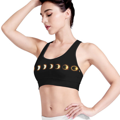 Eclipse Phases Print Women's Sports Bra