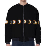 Eclipse Phases Print Zip Sleeve Bomber Jacket