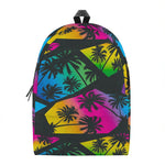 EDM Beach Palm Tree Pattern Print Backpack