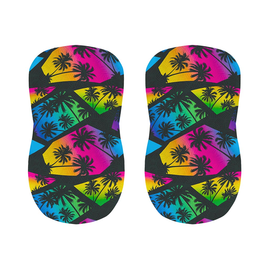 EDM Beach Palm Tree Pattern Print Bar Stool Covers