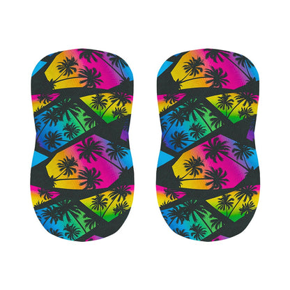 EDM Beach Palm Tree Pattern Print Bar Stool Covers