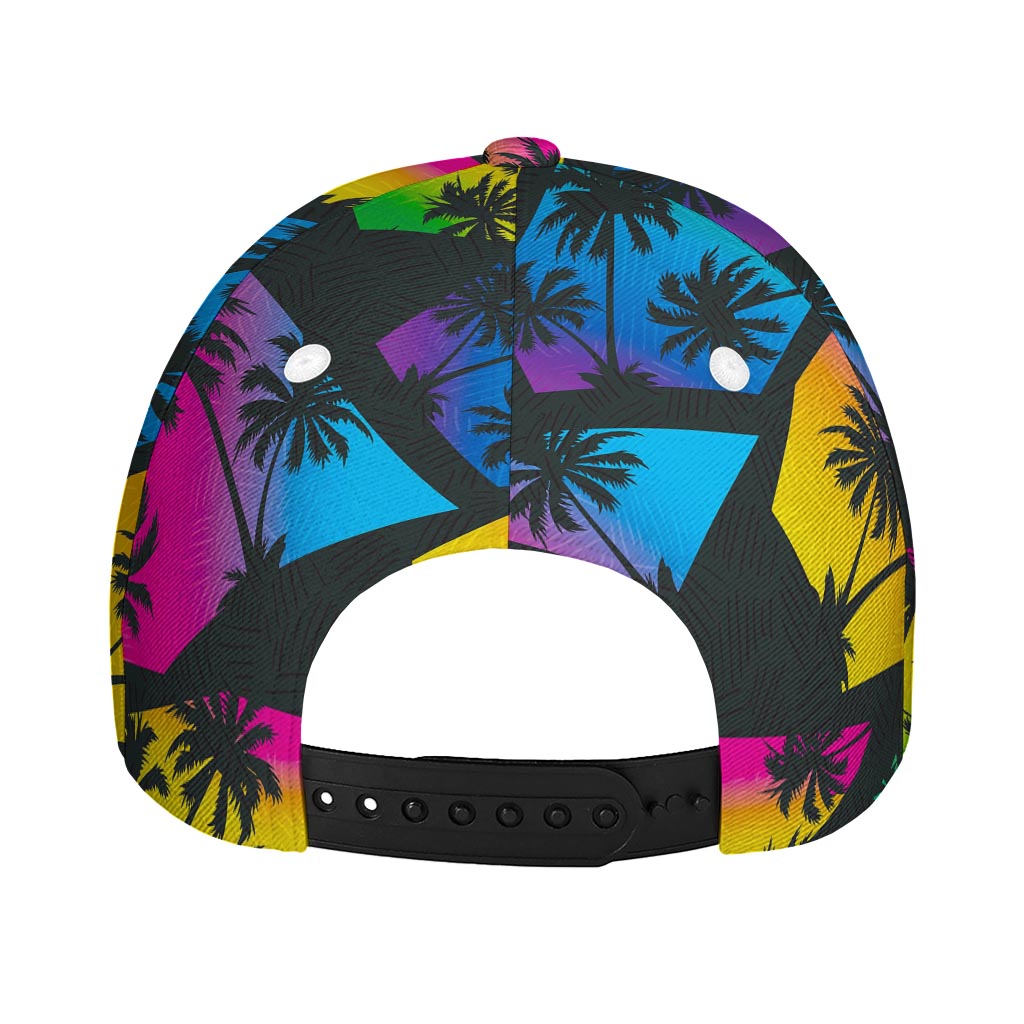 EDM Beach Palm Tree Pattern Print Baseball Cap