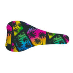 EDM Beach Palm Tree Pattern Print Bicycle Seat Cover