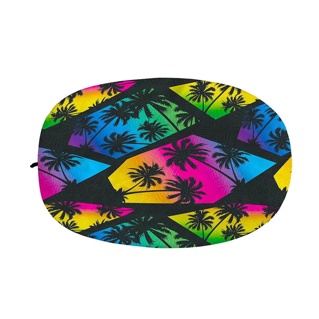 EDM Beach Palm Tree Pattern Print Car Side Mirror Covers