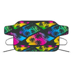 EDM Beach Palm Tree Pattern Print Car Windshield Snow Cover