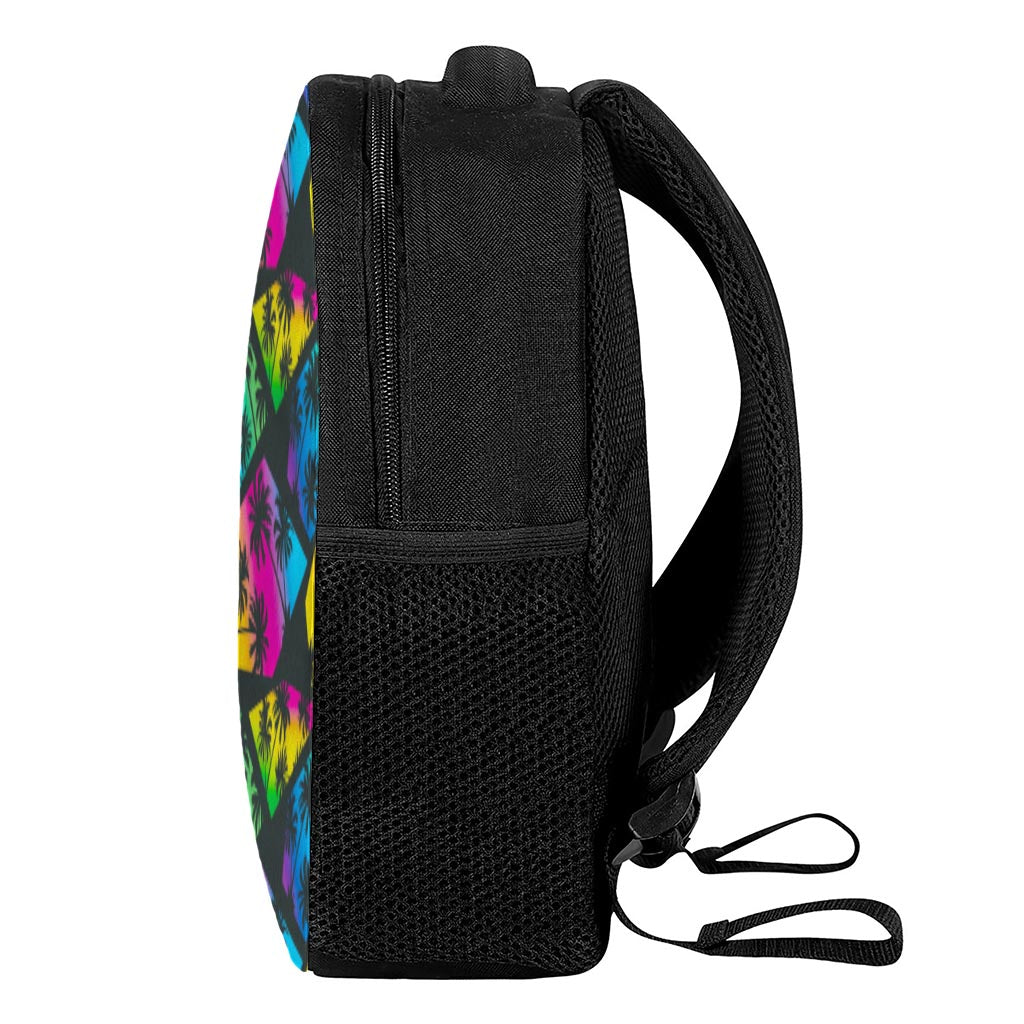 EDM Beach Palm Tree Pattern Print Casual Backpack