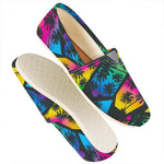 EDM Beach Palm Tree Pattern Print Casual Shoes