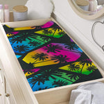 EDM Beach Palm Tree Pattern Print Changing Pad Cover